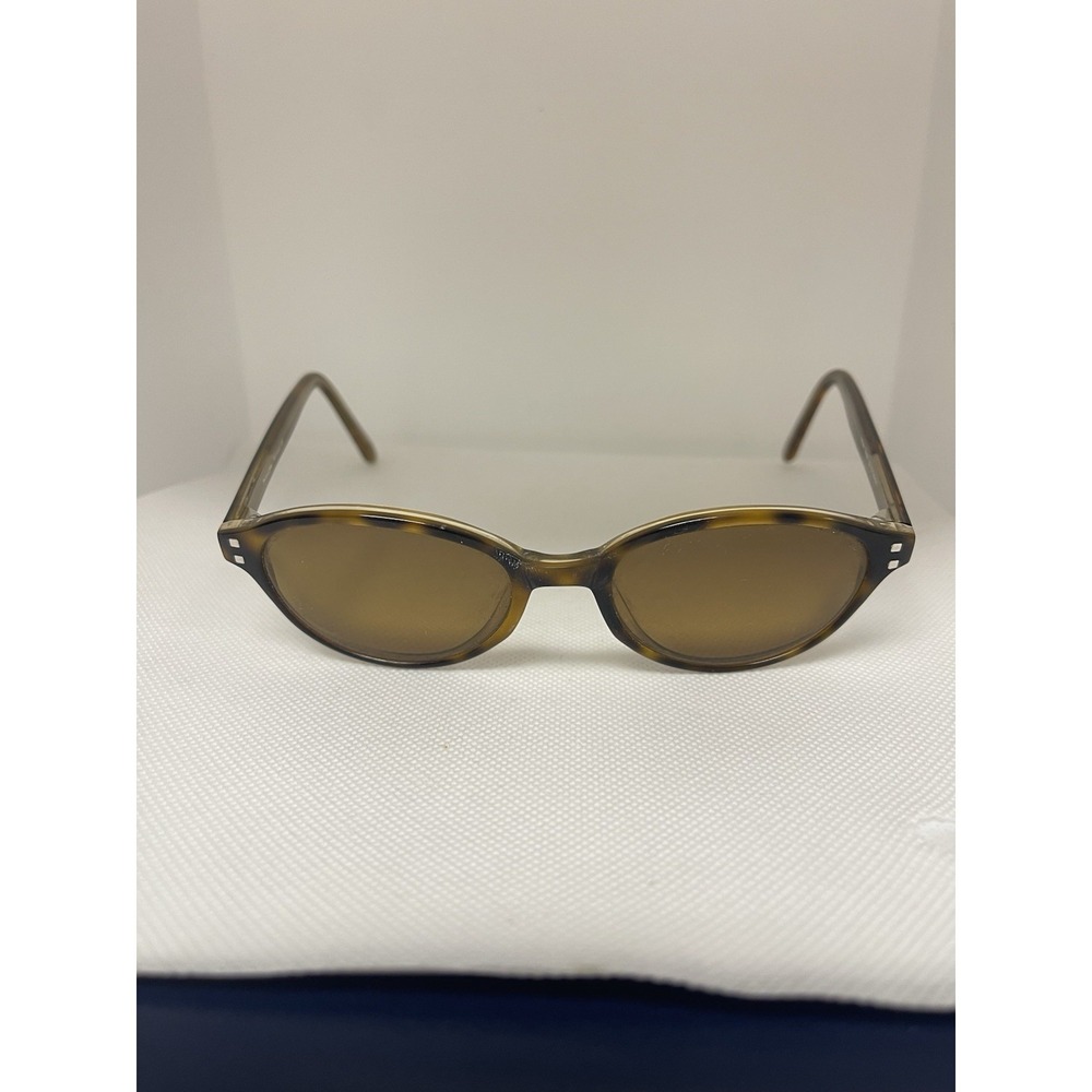 Michael Stars Tortoiseshell Oval Sunglasses Brown‎ Tinted Lenses Retro L4